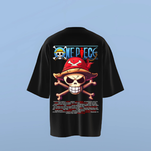 onepiece skull - oversized tshirt