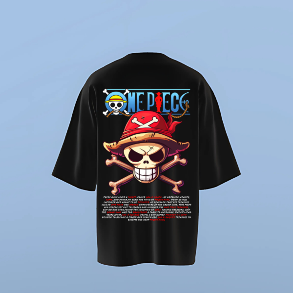 onepiece skull - oversized tshirt