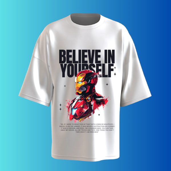 iron man oversized t-shirt