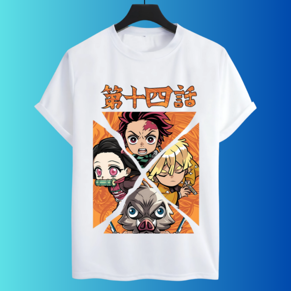 four deamonslayer regular t-shirt