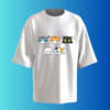 cute cats oversized t-shirt