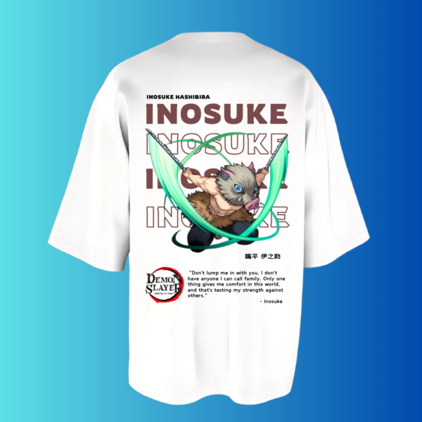 inosuke flying oversized t-shirt