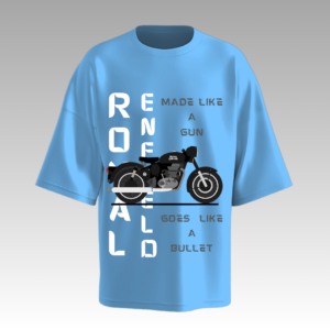 royal enfield oversized t-shirt