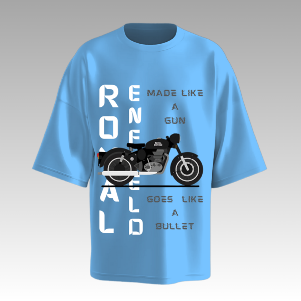 royal enfield oversized t-shirt