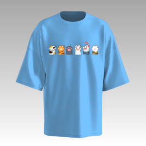 paws oversized t-shirt