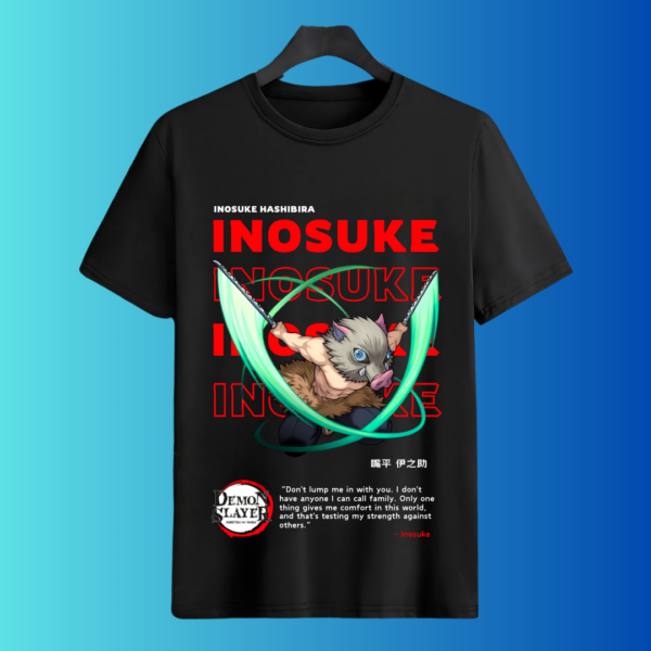 inosuke flying regular t-shirt