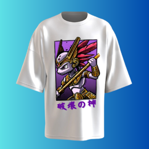 god of destruction front oversized t-shirt
