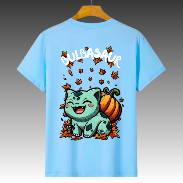 bulbasaur on back t-shirt