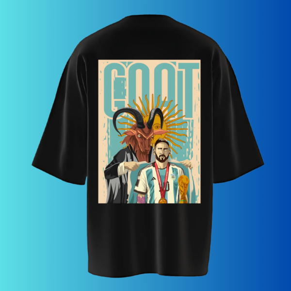 champ messi oversized t-shirt
