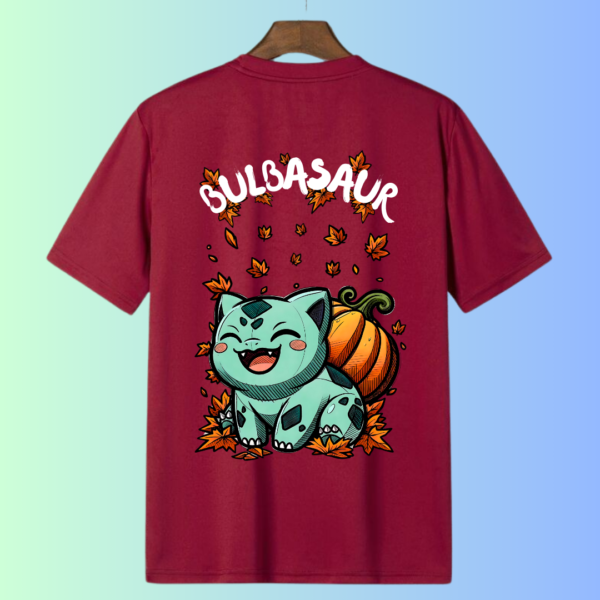 bulbasaur on back t-shirt