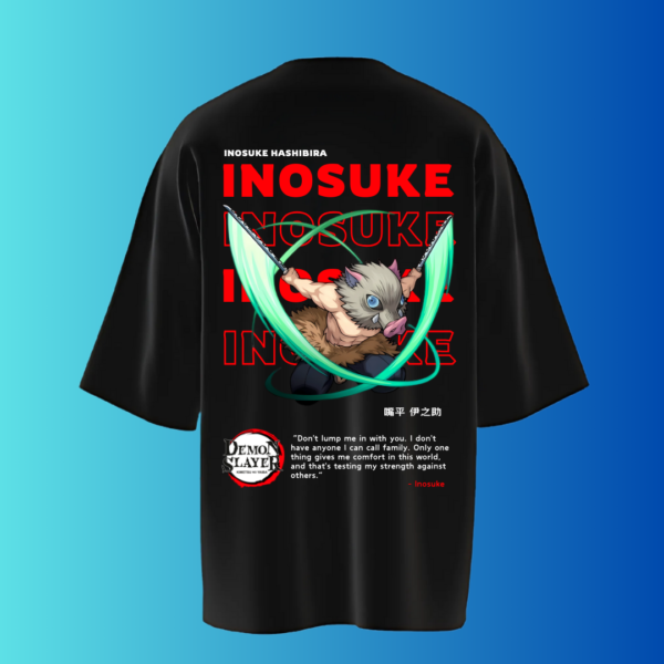 inosuke flying oversized t-shirt