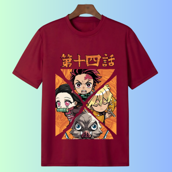 four deamonslayer regular t-shirt
