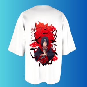 red itachi oversized t-shirt